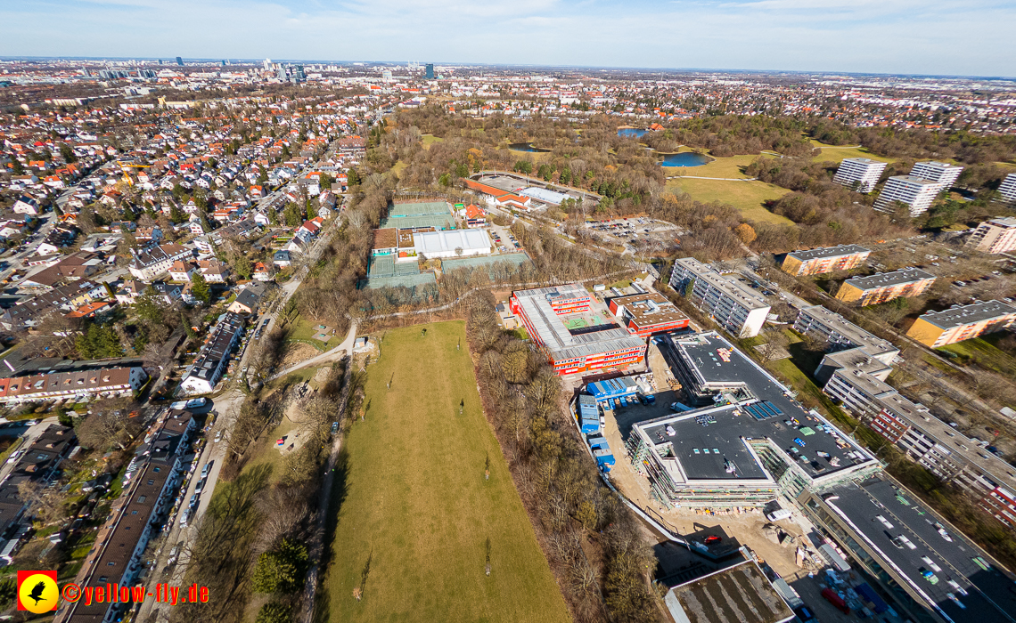 20.02.2023 - Baustelle zur Grundschule am Strehleranger in Neuperlach